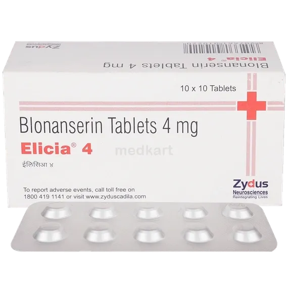 elicia 4mg tablet 10's